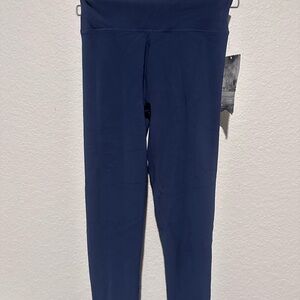 Stori brand, brand new, non cropped navy blue leggings- buttery soft fabric